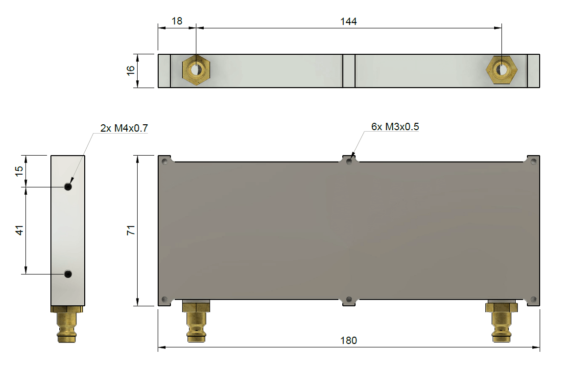 Liquid Cooling Heatsink (WK 18-07)